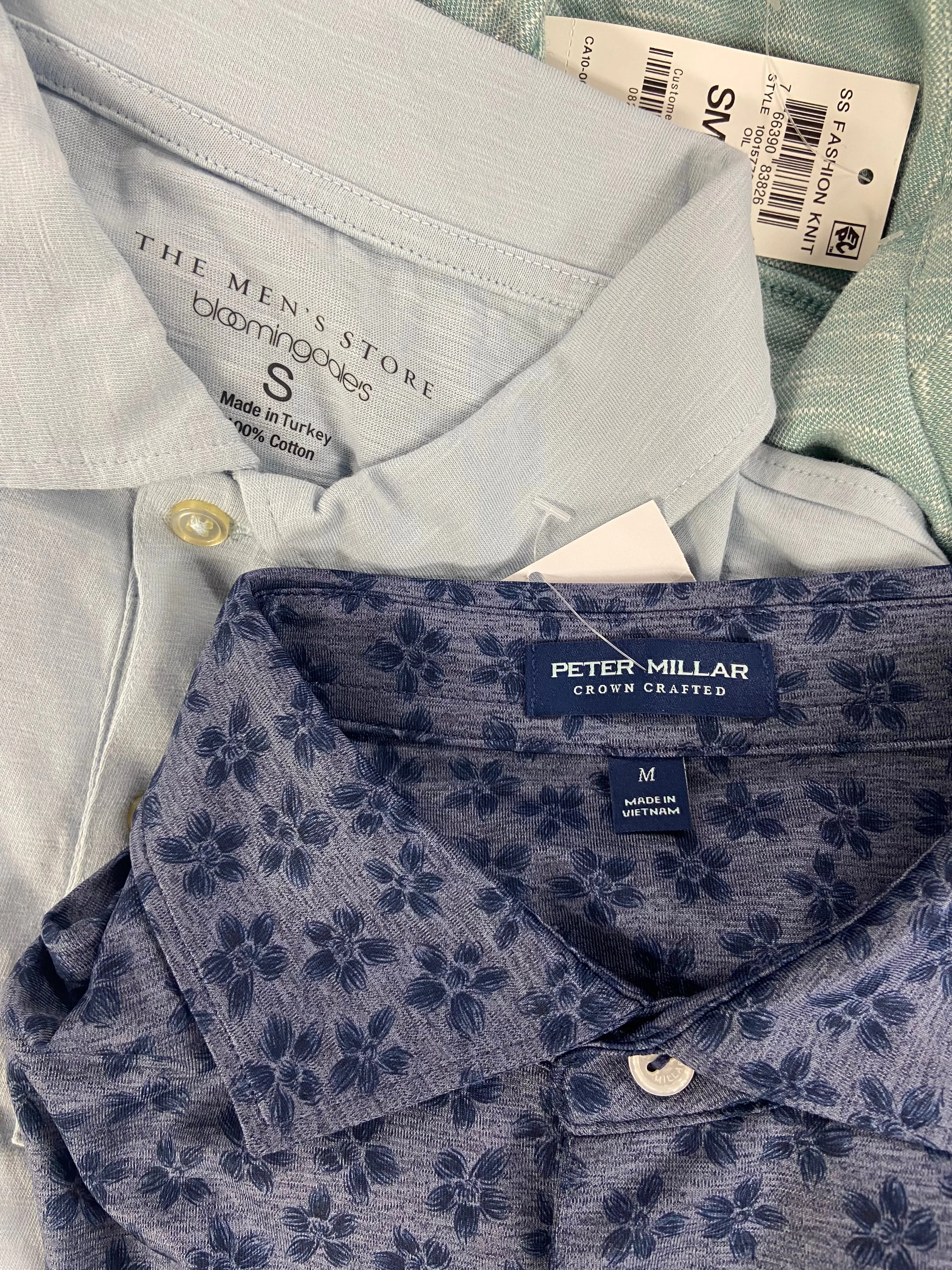 Men's Clothing Tops & Other Wholesale Lot, ADIDAS, PETER MILLAR, KOMAR LAYERING and more, 11 items, Shelf Pulls, MSRP $567