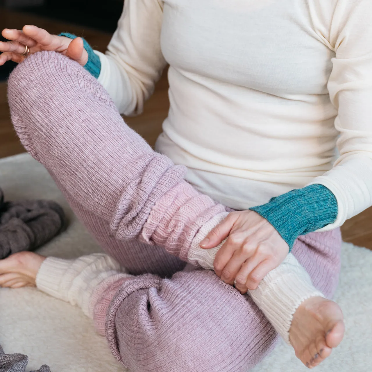 Mini Wristwarmers - 100% Baby Alpaca (Kids-Adults)