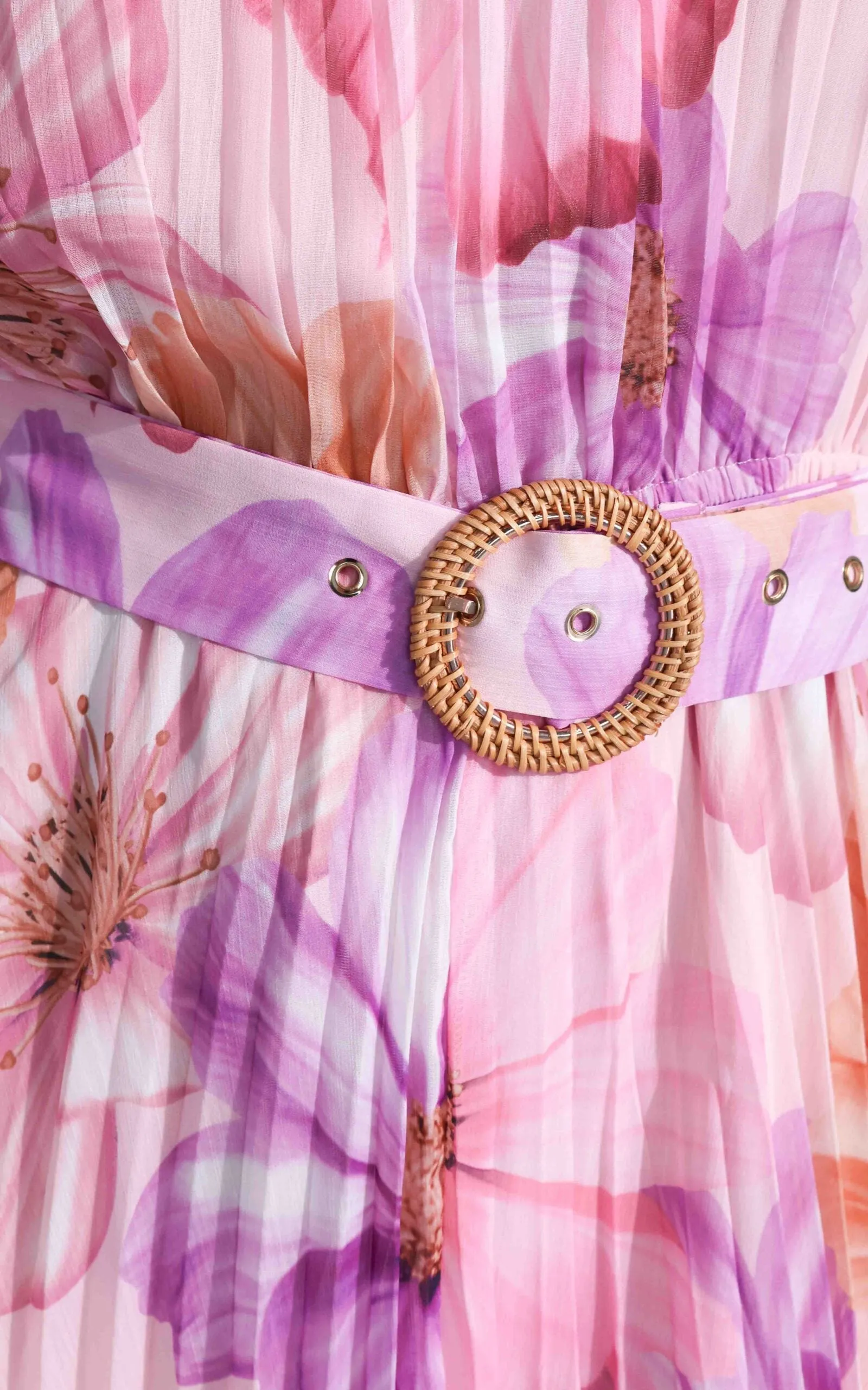 Montie Maxi Dress - Pink Lilac Floral