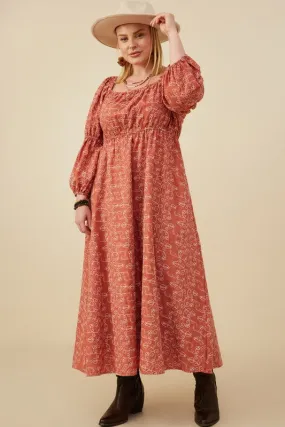 Paint The Town Embroidered Maxi Dress
