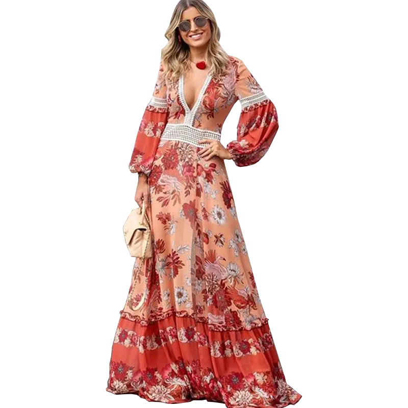 Patricia Floral Print Maxi