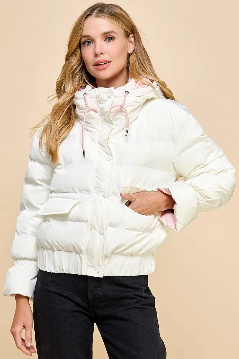 PUFFER JACKET HOOD