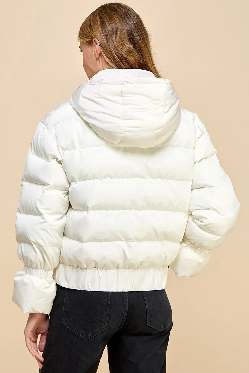 PUFFER JACKET HOOD