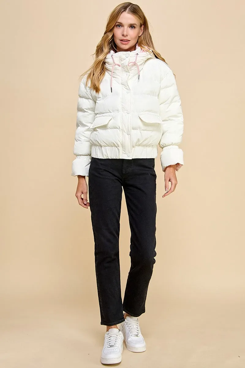 PUFFER JACKET HOOD