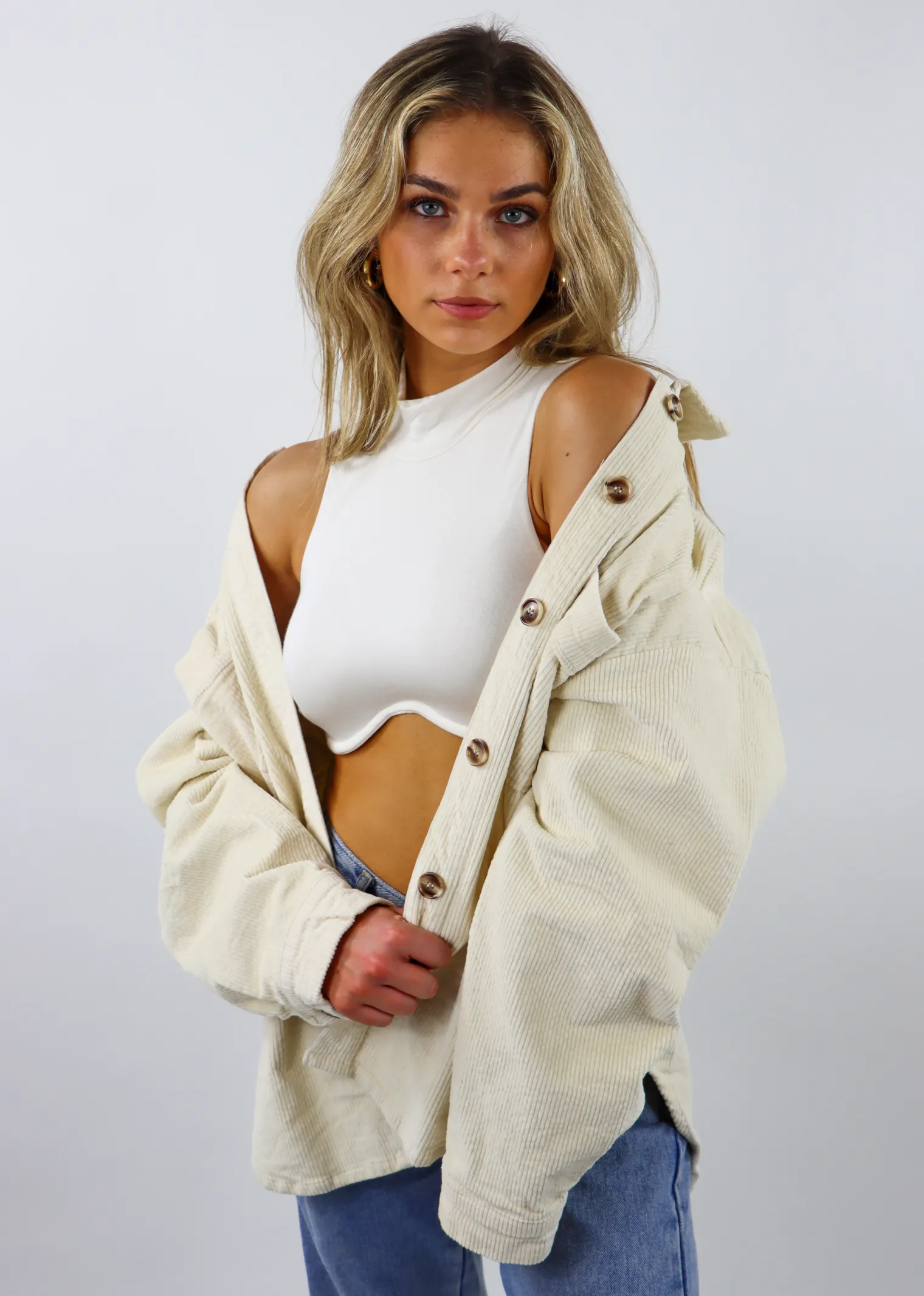 Tuscon Shacket ★ Beige