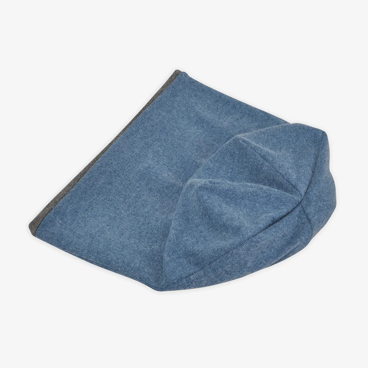 Unisex Dual Layer Slouchy Beanie-Grey