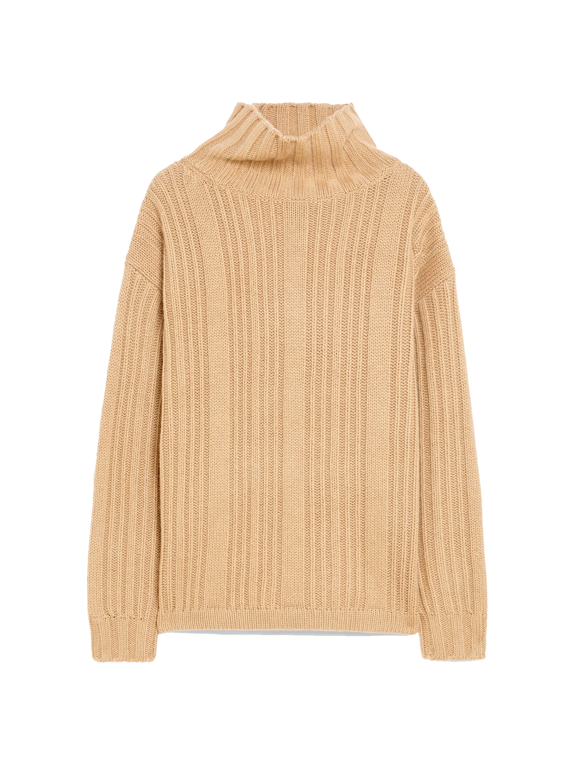 Vitalba wool and cashmere polo-neck jumper