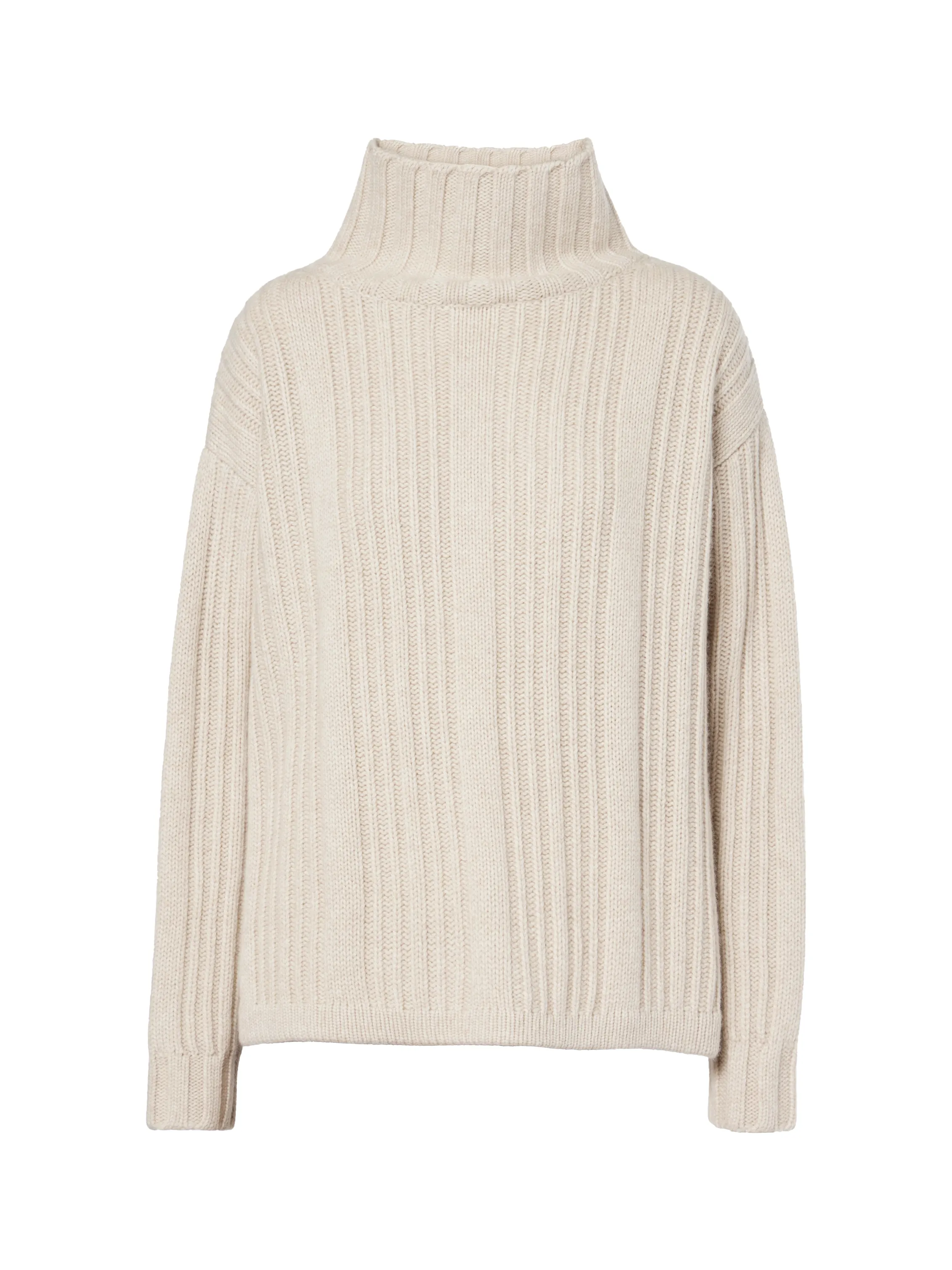 Vitalba wool and cashmere polo-neck jumper