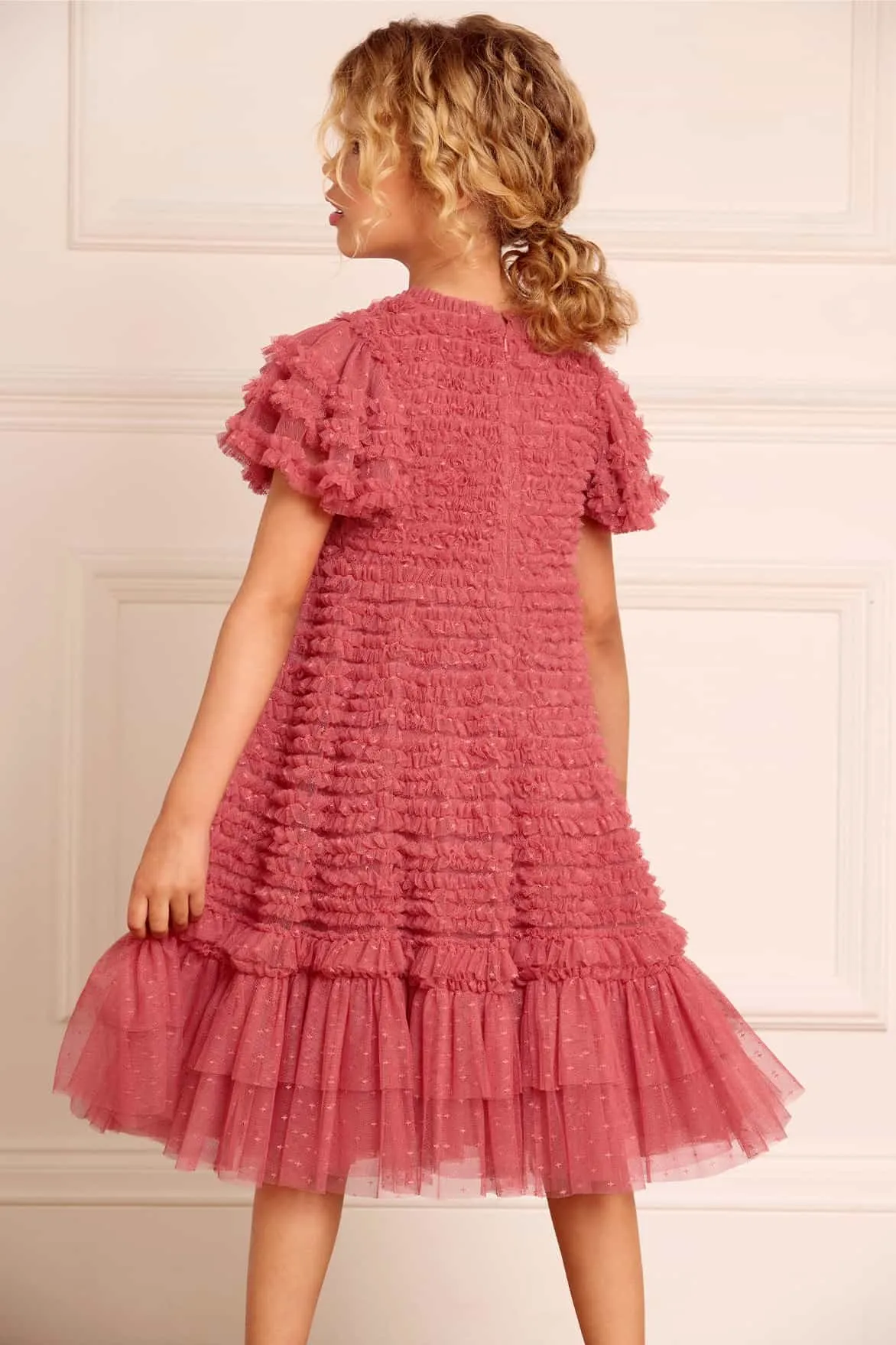 Vivi Ruffle Kids Dress
