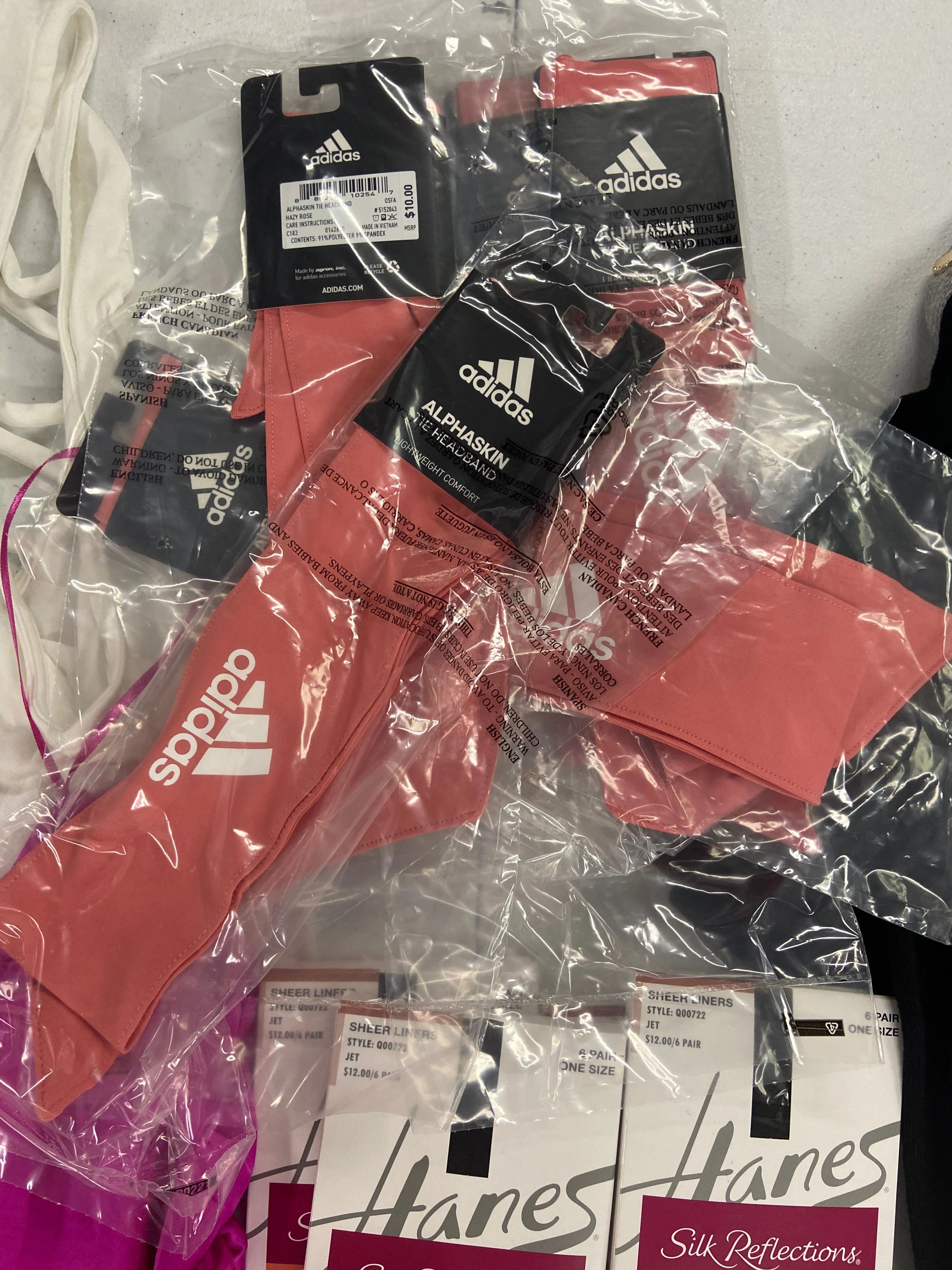 Women's Clothing & Accessories Wholesale Lot, THE SAK, NIKE, ADIDAS, POLO RALPH LAUREN, COR, NINE WEST, FREE PEOPLE, HANES and more, 27 items, Shelf Pulls, MSRP $887