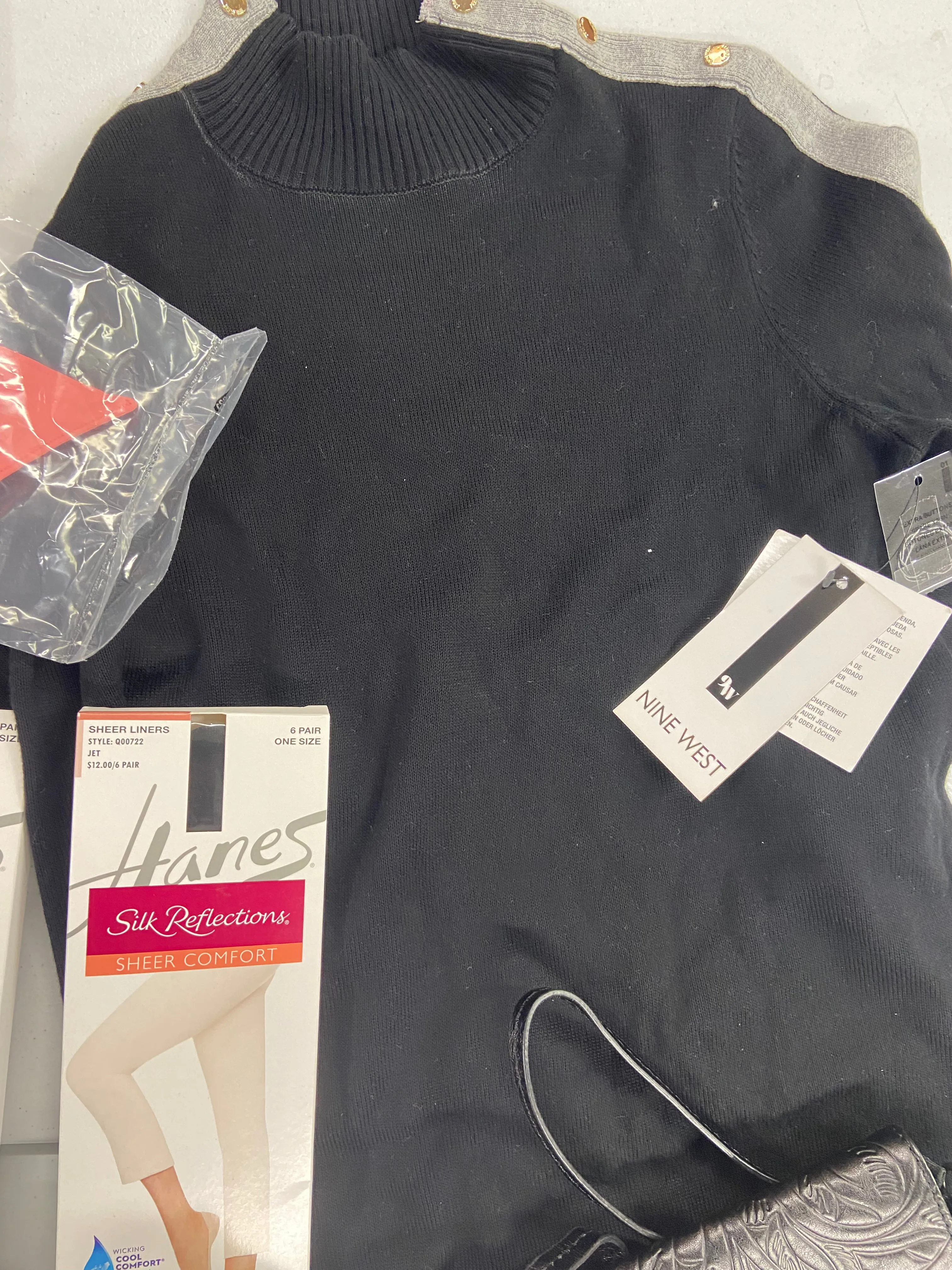 Women's Clothing & Accessories Wholesale Lot, THE SAK, NIKE, ADIDAS, POLO RALPH LAUREN, COR, NINE WEST, FREE PEOPLE, HANES and more, 27 items, Shelf Pulls, MSRP $887