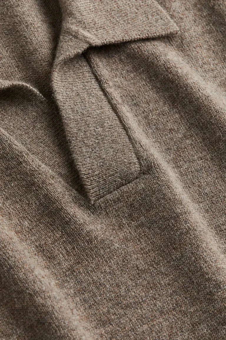 Zahir Polo | Heren Lange Mouw V-Hals Polo